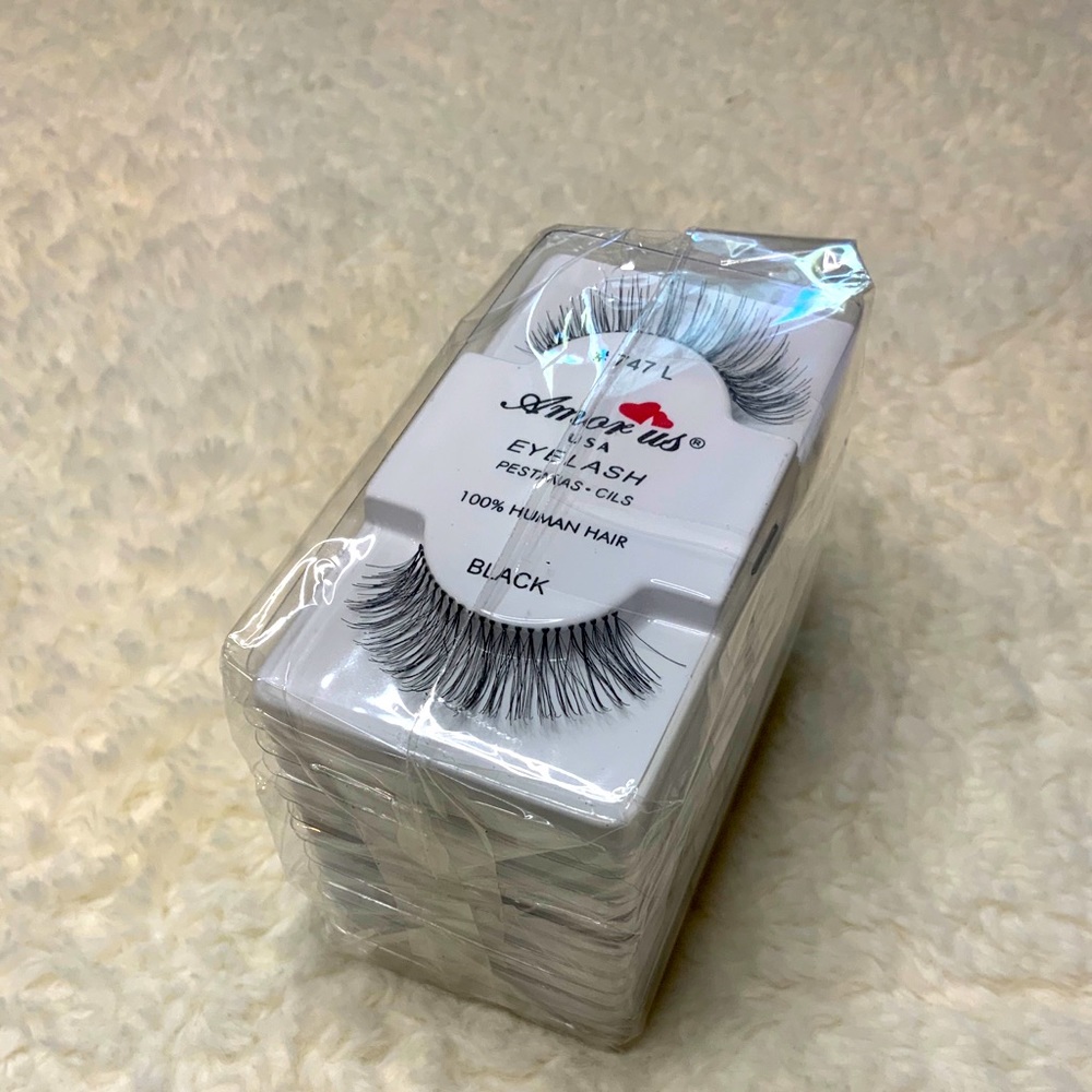 🆕Amor Us 12 Sets of 100% Human Hair Eyelashes